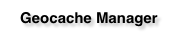 Geocache Manager